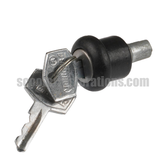 Steering Lock & Keys (Indian) Series 1 & 2 (Black)