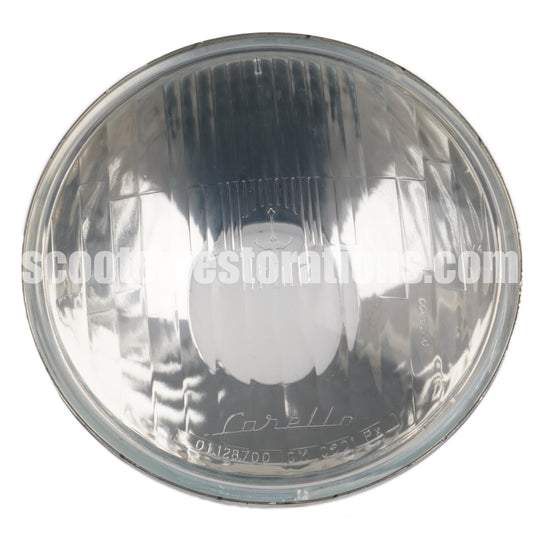 LI Series 3 Headlight Glass & Reflector (Marked Carello)