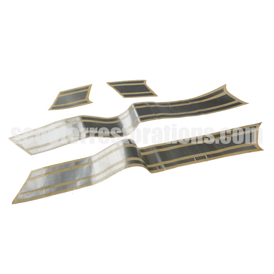 GP Panel Stripes (Silver) Indian (Pair)