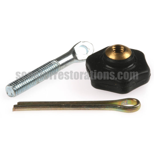 Vespa Petrol Flap Nut & Bolt Set for Flip Up Fuel Flap (Pre 1984)