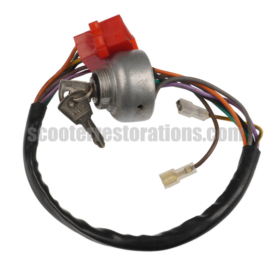 Lambro 600M/600V Ignition Switch & Keys (Innocenti N.O.S)