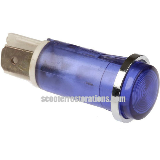 Late Spanish Serveta Headset Warning Light (Blue) Spanish N.O.S