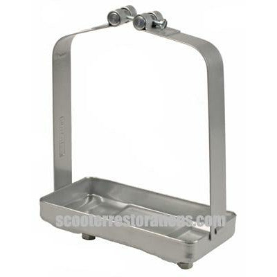 Late Series 2 Battery Tray & Strap (Casa Lambretta E 423)