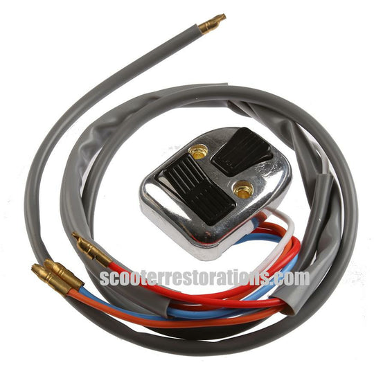 GP/SX Horn/Light Switch (Black Buttons) Italian