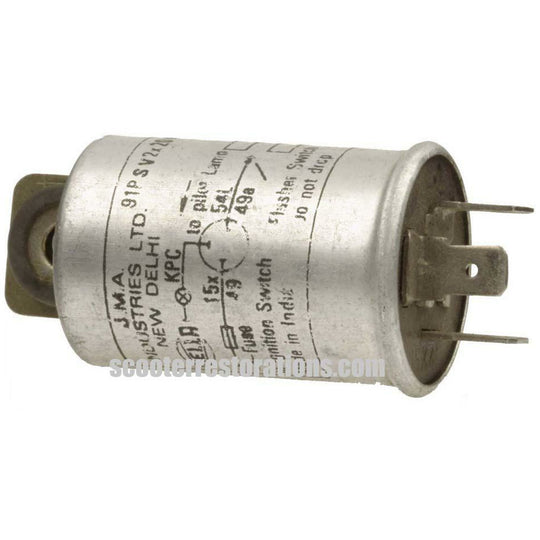 Indicator Relay Switch (Early SIL GP) Round Alloy