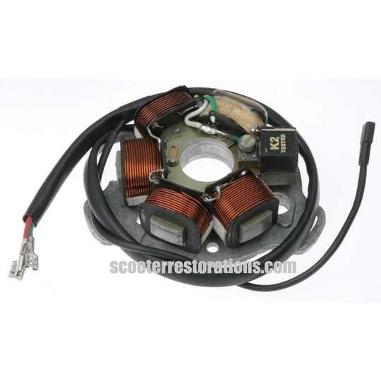 Stator Plate GP Electronic Ignition 12V AC (Black)