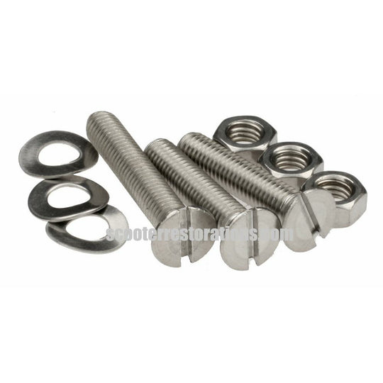 Series 1 & 2 Screw Set for Rear Number Plate Holder (S/S)