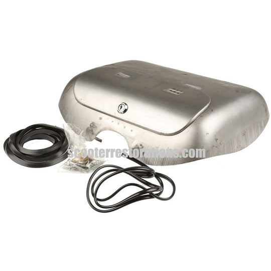 GP/DL Nanucci Style Inside Legshield Tool Box with Lock & Keys (Bare Metal)