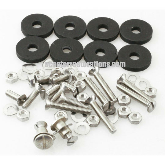 Series 3 Legshield Screw Set (S/S)