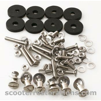 Series 1 & 2 Legshield Screw Set (S/S)