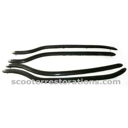 Series 1 & 2 Rear Footboard Strips (Italian) Black