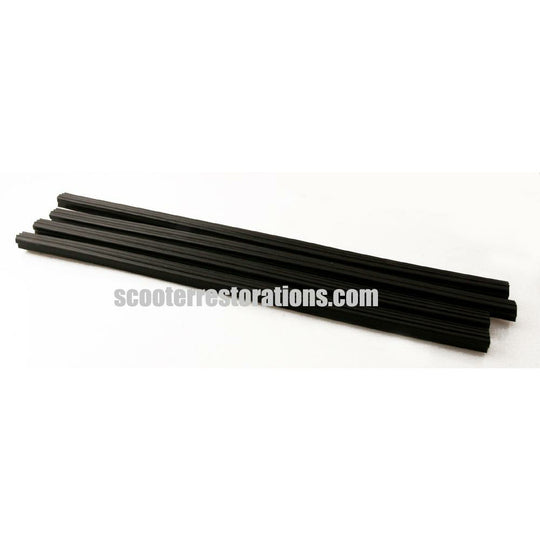 GP & Late Series 3 Legshield Strips (Set of 4) Black (Italian)