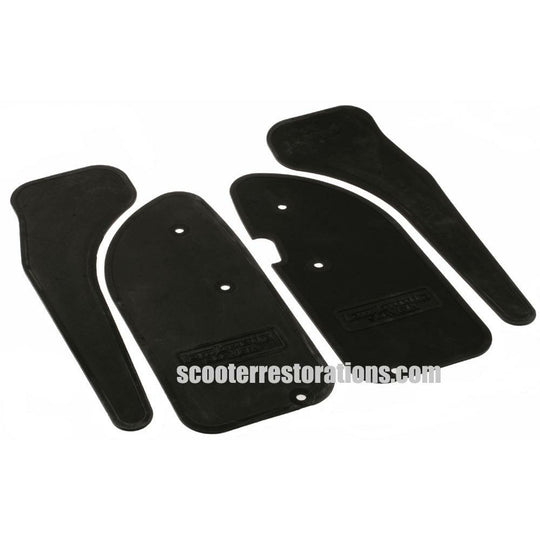 Serveta Floor Mats in Black (Set of 4)
