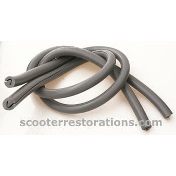 Legshield Beading (a pair) Grey