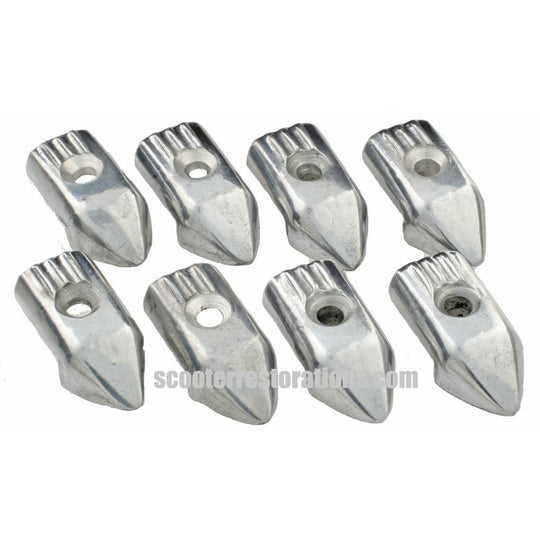 GP Legshield Strip Alloy Endcaps (Set of 8)