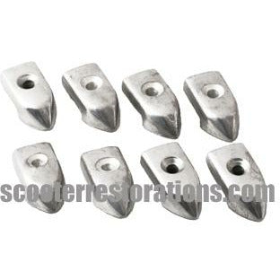 Series 3 Legshield Strip Alloy Endcaps (Set of 8)