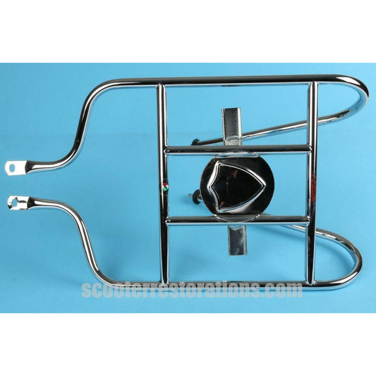 Rear Horizontal Spare Wheel/Luggage Carrier (Series 1 & 2) Chrome (Cuppini)