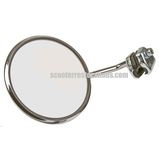 Small Legshield Clip-On Mirror (Round) Cuppini-Italy