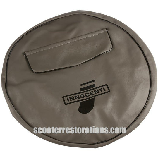 Spare Wheel Cover (10 inch) Grey with Pocket & Innocenti Logo