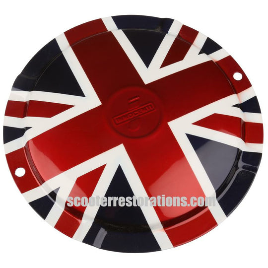 Spare Wheel Disc (2 holes) Union Jack Emblem (Marked Innocenti)