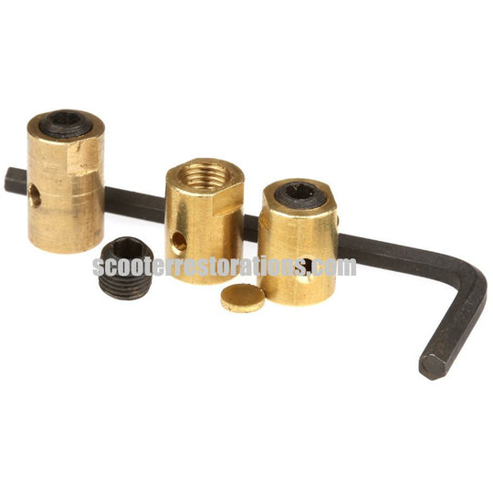 Gear/Clutch Trunnions in Brass (Set of 3) with 3.5mm Allen Key