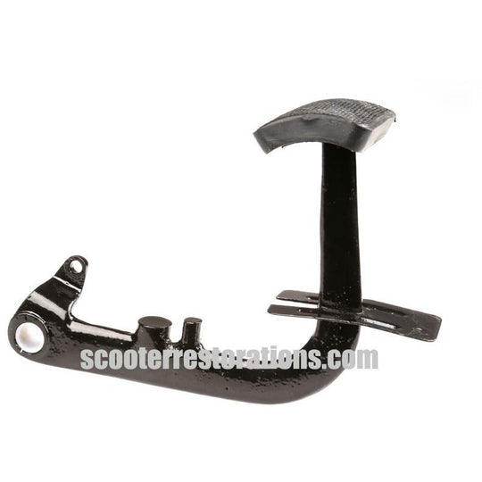 Rear Brake Pedal with Black Brake Pedal Rubber & Bush (Black)