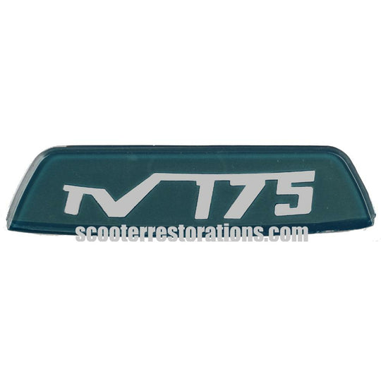 Rear Frame Badge (TV175) Metallic Blue (Casa Lambretta C 168/B)