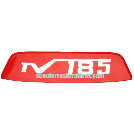 Rear Frame Badge (TV185 on red background)