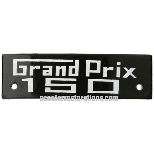 GP150 Legshield Badge (Early SIL) Perspex