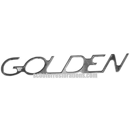 Golden Legshield Badge (Casa Lambretta C 173)
