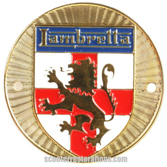 Series 1 & 2 Lambretta Concessionaires Round Shield Badge