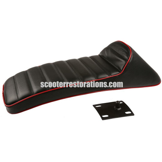 Racing Seat (Black) with Red Piping