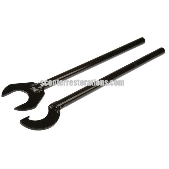 Steering Lock Ring Spanner & Ball Race Cup Spanner (a pair) Black