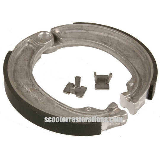 J-Range Brake Shoes (a pair) Italian (Early J-50) 9.25 inch (Casa Lambretta T 152)