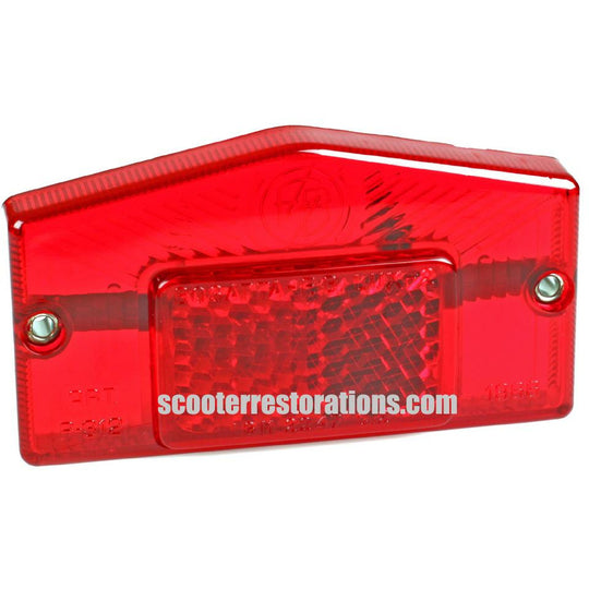 J-Range Rear Light Lens with Bulb Holder J-50 (Casa Lambretta E 82)