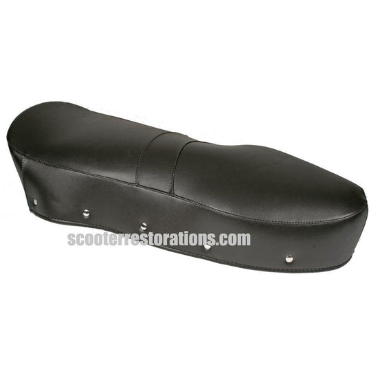 J-Range Dual Seat Cover (Early J-50) Black (Casa Lambretta C 352)