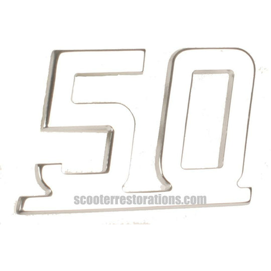 J-Range 50 Deluxe Legshield Badge (Late J-50) Casa Lambretta C 198