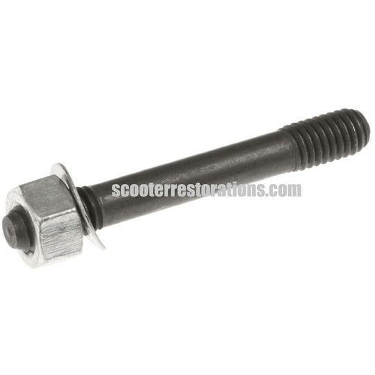 J-Range (Starstream 125) Long Chaincase Stud, Nut & Wavy Washer (4-Speed) Innocenti N.O.S