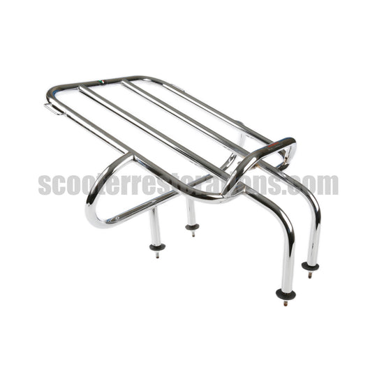 Rear Horizontal Spare Wheel/Luggage Carrier (LD) Chrome (Cuppini)