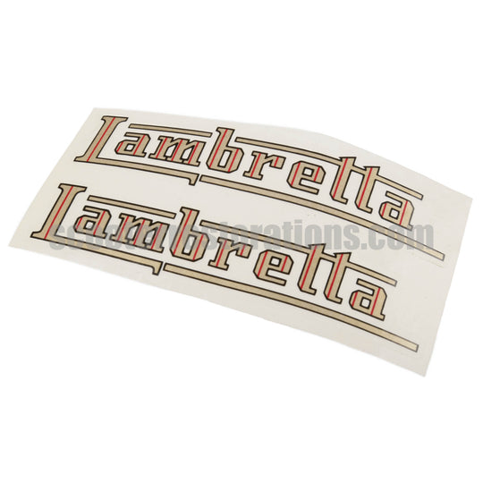 Model D Petrol Tank Lambretta Transfers (a pair) Casa Lambretta C 146