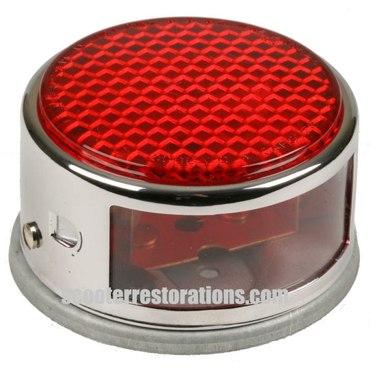 D/LD MK I & MK II Rear Light Unit with Brake Light (Round) Casa Lambretta E 20