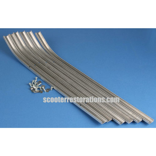 150 LD MK II & MK III Alloy Floor Channel Set (Casa Lambretta C 266)