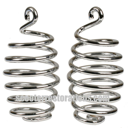 LD MK III Chrome Front Seat Springs (Casa Lambretta C 282) a pair