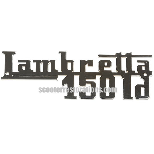 150 LD MK III Chrome Legshield Badge (Casa Lambretta C 153)