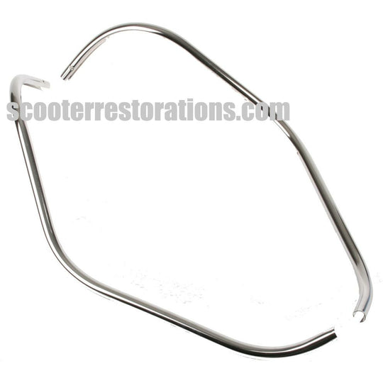 LD Chrome Single Legshield Trim (a pair) Cuppini-Italy