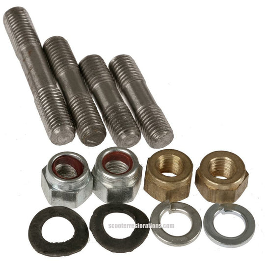 Inlet Manifold Studs, Exhaust Studs, Nuts & Washers Set (125/150/175/185cc)