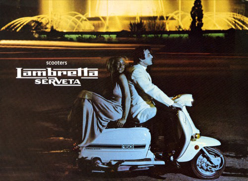 Serveta Lambretta Original 4-page Colour Brochure