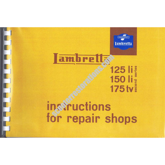 Lambretta Series 2 Instructions for Repair Shop
