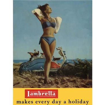 Lambretta Holiday Poster