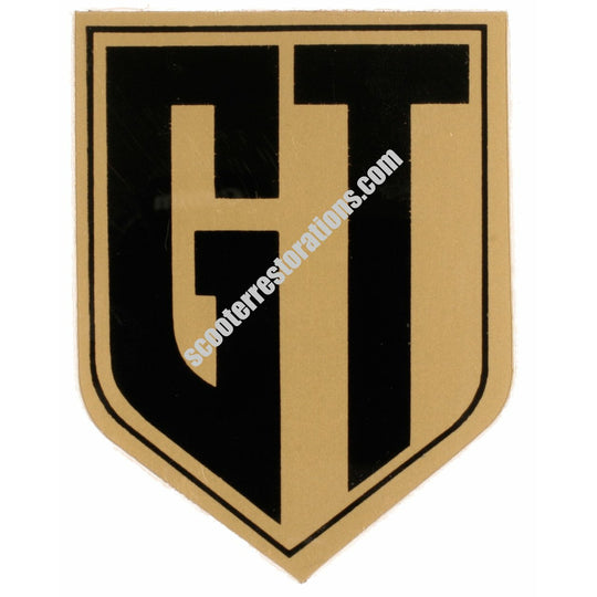 GT Sticker (Gold and Black) Original 1960s N.O.S